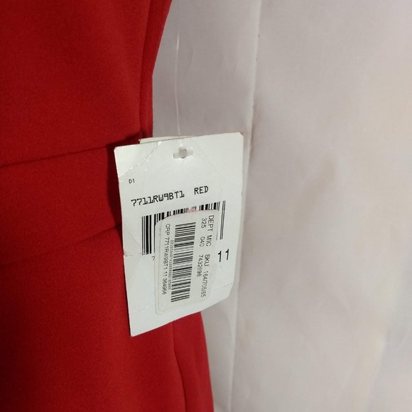 Jodi Kristopher Red Dress Women's Size 11 Junior NEW Christmas Party Graduation - Picture 3 of 9